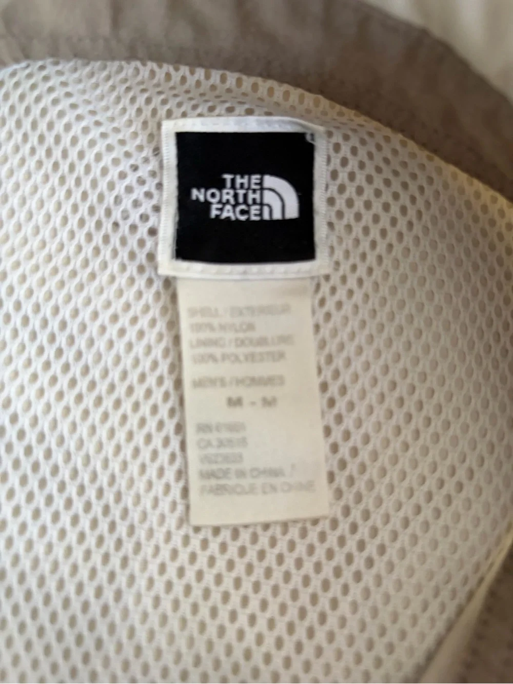 The North Face Men's Light Beige Shirt Jacket Fishing Shirt Size M